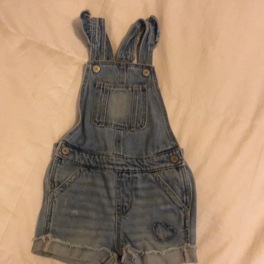Gap Toddler Girl Overall Shorts Size 2 Toddler